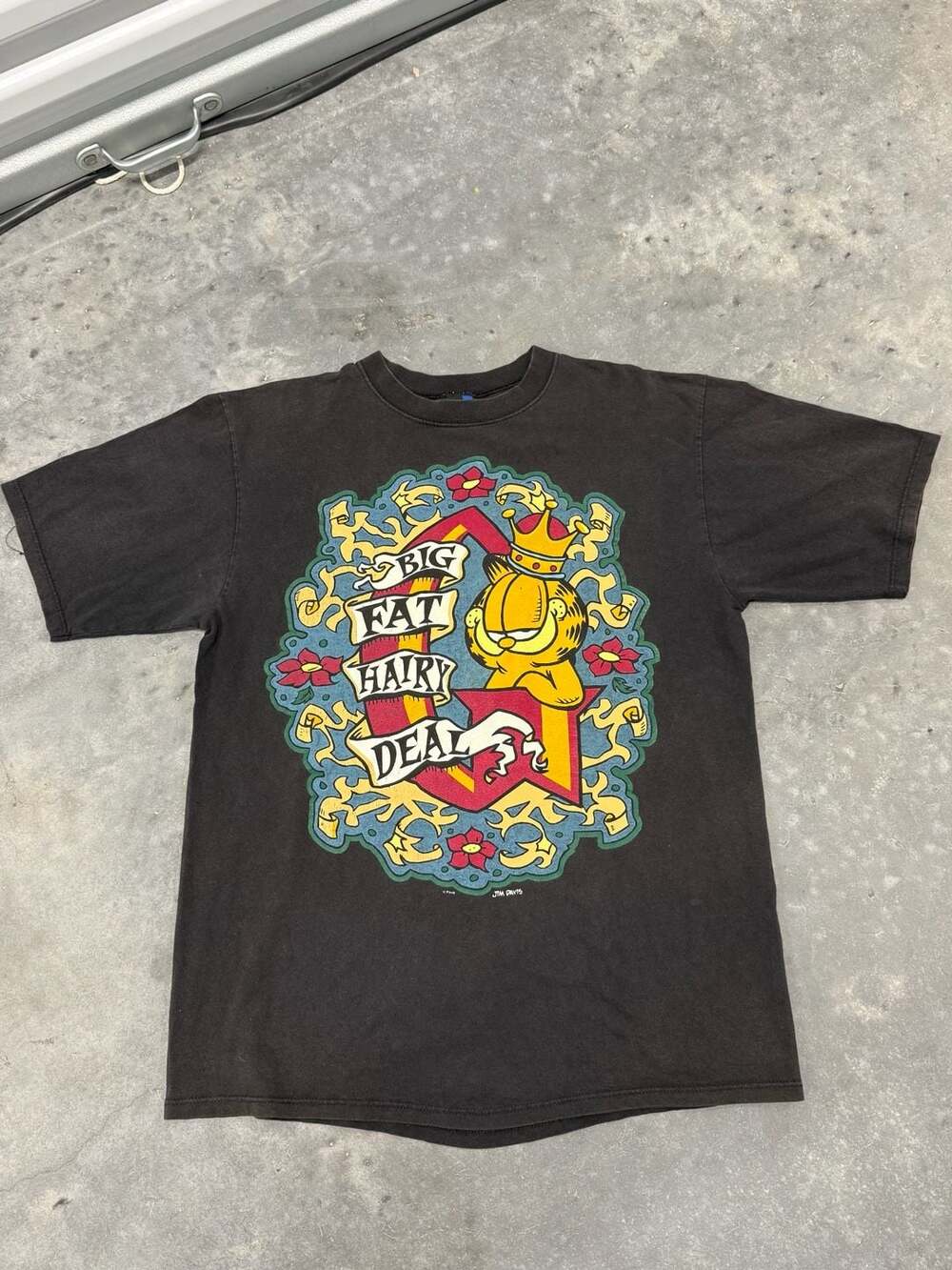 Vintage 90s Garfield Big Fat Hairy Deal T-Shirt